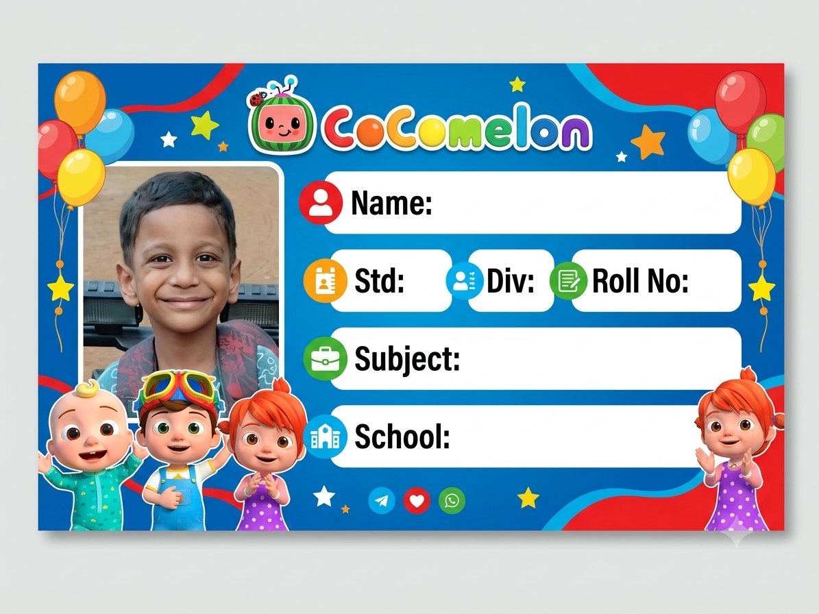 Customized Book Name Sticker for Kids