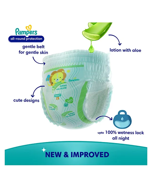 Pampers All round Protection Pants Style Baby Diapers - Image 4