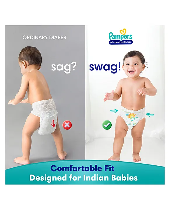 Pampers All round Protection Pants Style Baby Diapers - Image 2