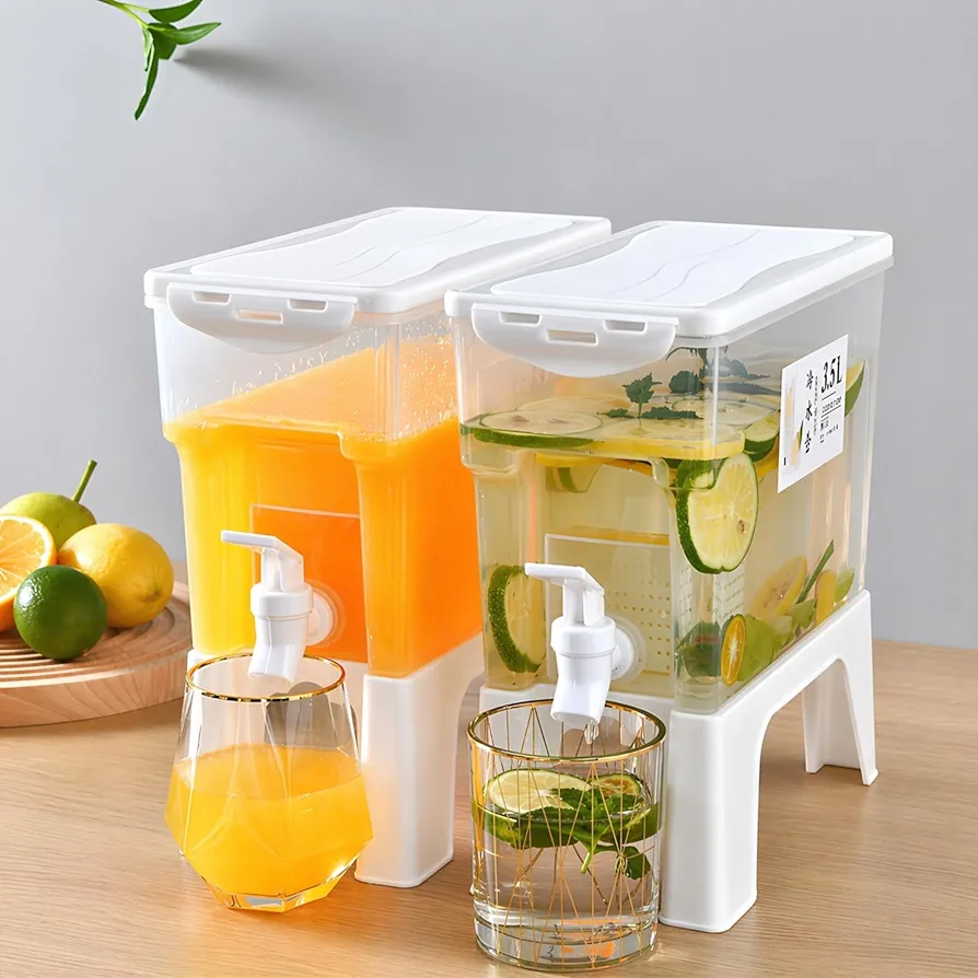 Plastic Drink Dispenser with Removable Stand - Image 3