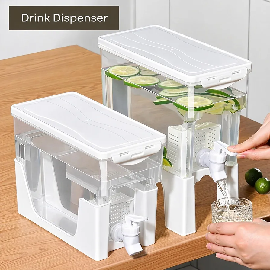 Plastic Drink Dispenser with Removable Stand - Image 2