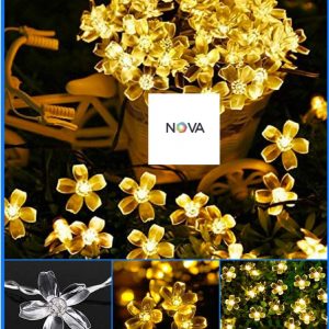 Silicone Flower Fairy String Lights