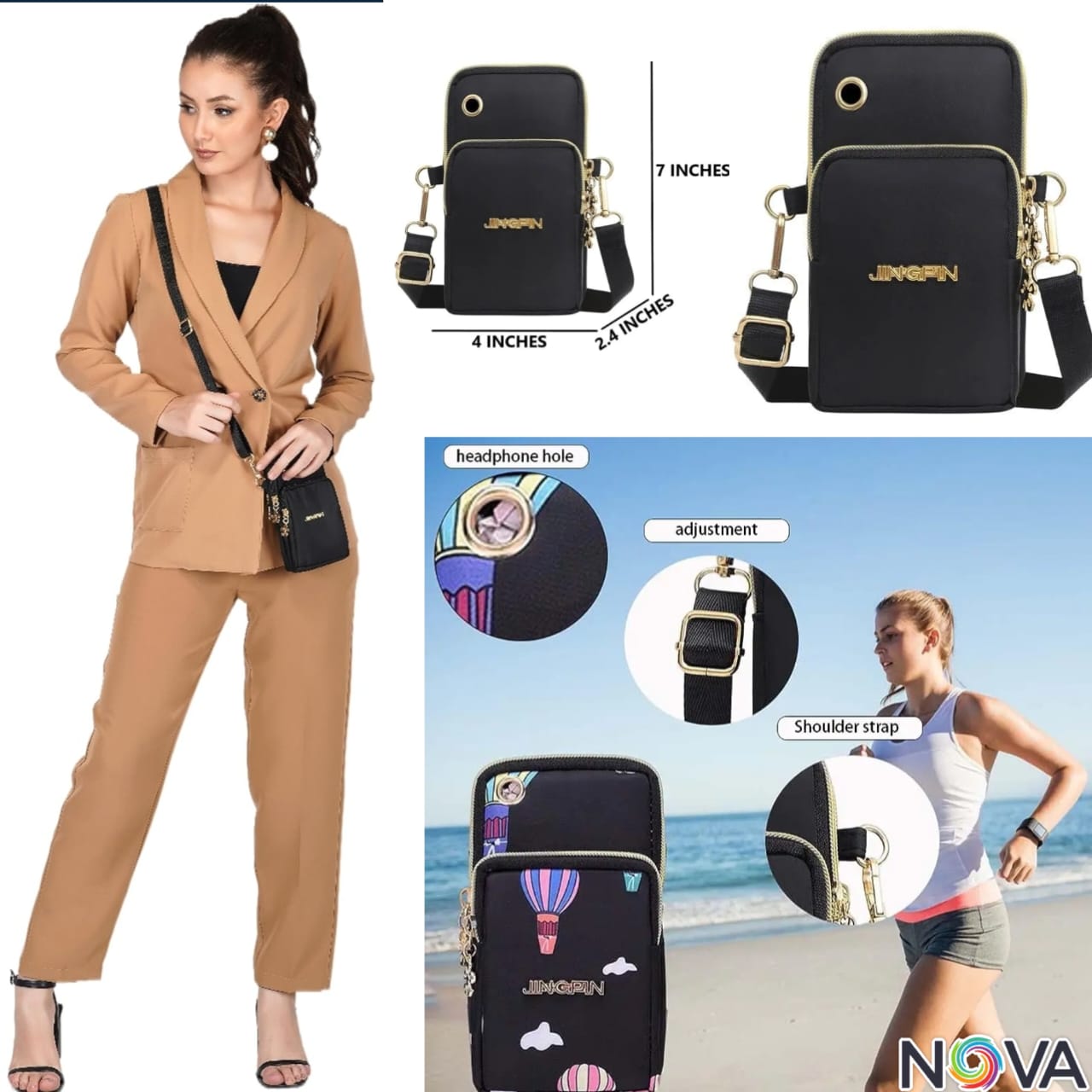 Mobile sling bags for cute mobile phone side bags for girls and ladies