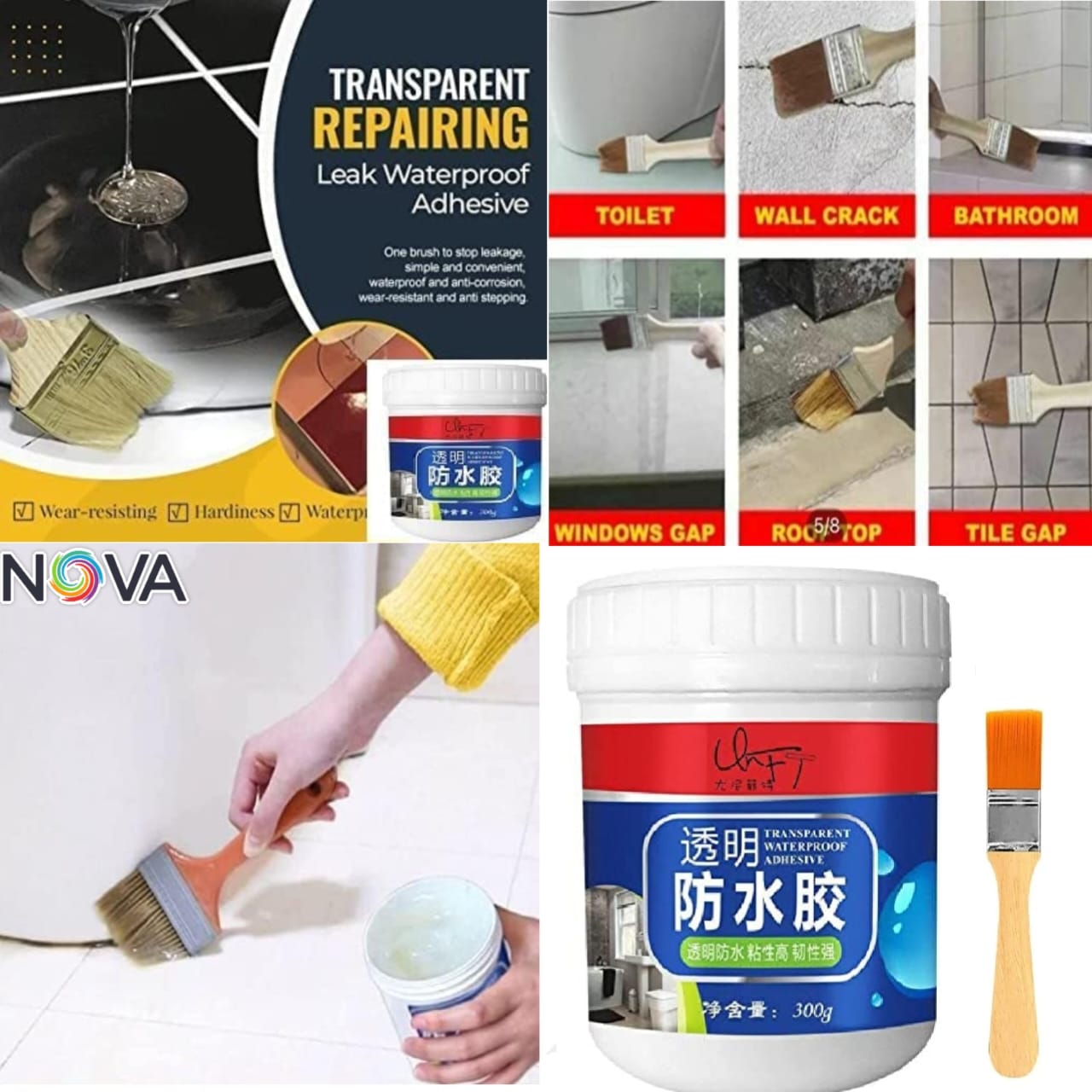 Waterproofing Transparent Glue
