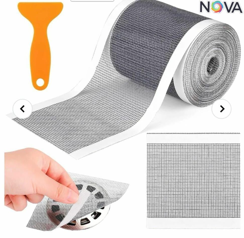 NARAYAN TRADERS Drain Strainer Floor Sticker Roll |Reusable and Versatile Drain Cover for Bathroom Laundry Bathtub Kitchen Sink |PACK OF 1