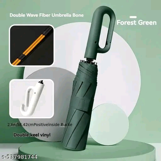 UV Umbrella with Novelty Carabiner Handle - Image 5
