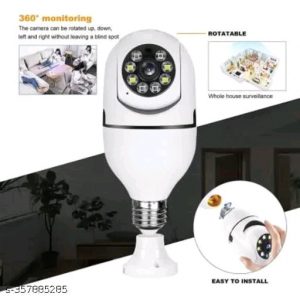 MG77_Full HD Bulb Shape 5MP Full HD Pan/Tilt Wireless WiFi IP CCTV Security Camera Security Camera