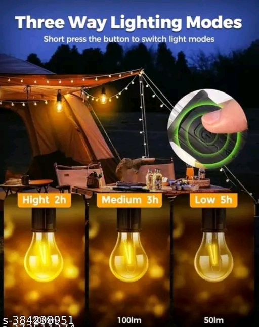 Rechargeable Camping Hanging Bulb Multipurpose Portable Utility Bulb - Image 5