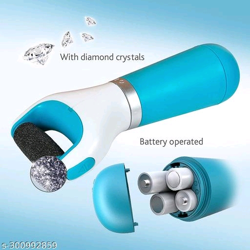 Pedicure Spin Roller Pedicure Remover Dead Skin and Callus Remover Perfect Electronic Dry Foot File/Foot Scrubber Blue - Image 2