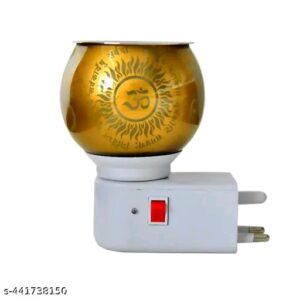 LORD KRISHNA Beautiful OM Design KAPOOR DANI light lamp