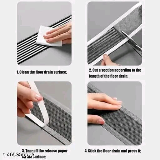 NARAYAN TRADERS Drain Strainer Floor Sticker Roll |Reusable and Versatile Drain Cover for Bathroom Laundry Bathtub Kitchen Sink |PACK OF 1 - Image 4