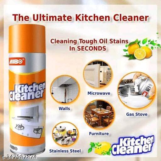 Kitchen cleaner spray Oil Stain Removing magic kitchen Foam Bubble Spray All Purpose Foam Degreaser Spray for Kitchen Bubble Cleaner Spray(500ml) - Image 4
