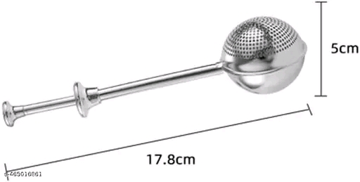 AL ATASH Tea Art Strainer, Stainless Steel Fine Mesh Tea Infuser with Artistic Design for Loose Leaf Tea, Durable and Reusable Tea Filter for Teapots, Mugs, and Cups - Image 2