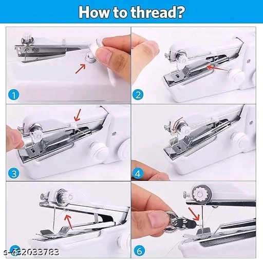 Electric Handy Stitch Mini Hand Sewing Machine Stapler Style Mini Machine Home Tailoring Silai Machine Emergency Stitching Handheld Sewing Machine - Image 3
