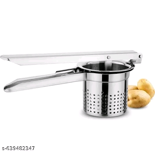 Masher Stainless Steel Fruit, Vegetable & Food Masher and Juicer Best for - Orange Watermelon uice Squeezer, Potato & Rice Masher (Pack of 1) - Image 5