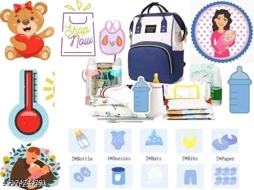 Miracle Moms™ Diaper Bag Backpack Waterproof Large Capacity Insulation Travel Back Pack Nappy Bags Organizer - Image 3