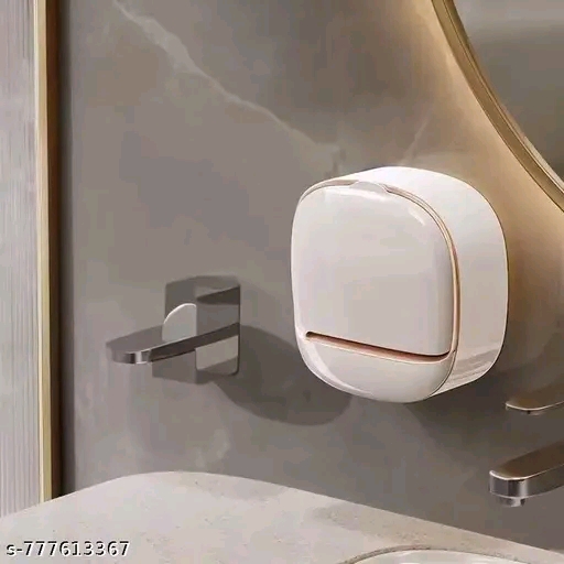 Wall Mounted Drain Soap Holder with Cover – Bathroom Soap Case - Image 2