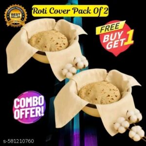 100% ORGANIC Cotton Washable Hygienic Roti Clothes|