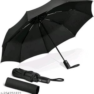 Travel Umbrella Windproof Automatic Umbrellas-Factory Outlet Umbrella Compact Travel Umbrella, Umbrellas for Men & Women – Windproof, Reinforced Canopy, Ergonomic Handle, 3 Fold with Auto Open/Close