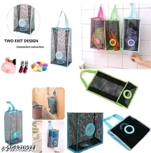 Pack Of 1Pcs Polythene Holder Mesh Bag
