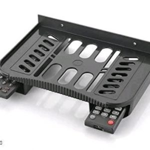 Plastic Set Top Box Stand with Double Remote Holder