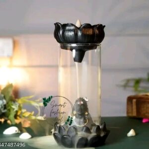 Adiyogi/Shivling Backflow Incense Burner Waterfall