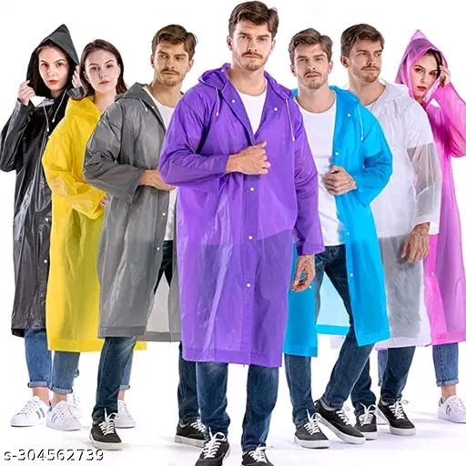 Adorazone 1 Piece of 100% WaterProof Men's & Women's Stylish Rain suit
