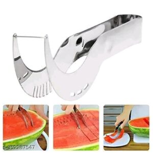 Angurello Stainless Steel Watermelon Fruit DigLarge Convenient Corer Cutter & Server Cantaloupe Pack of 1