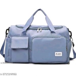 KINDRED Womens Mens Sports Travel Gym Bag Duffle Bag with Shoes Compartment, Weekend Travel Overnight for Women, Foldable Waterproof Luggage Hiking and Camping Bag