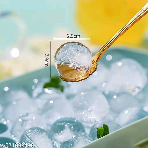 PURCHASE STORE® Plastic Reusable Flexible Round Ice Cube Trays, 33 Cavity Mini Round Ice Plastic Tray Molds for & Cocktails, Keep Drinks Chilled (Multicolor, Pack of 2) - Image 4