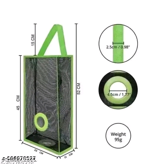 Pack Of 1Pcs Polythene Holder Mesh Bag - Image 4