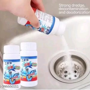 Powerful Sink & Drain Cleaner Clog Block Remover, Automatic Toilet Cleaner Powder, Unclogs and Hair Remover for regular use in drains Powder Drain Opener Powder Drain Opener