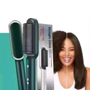 Electric Straight Comb Hair Straightener/Hair Brush For Women-FH909 (Multicolor)