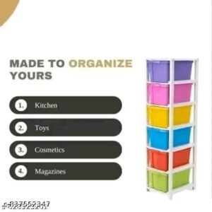 6 Xl Plastic Modular Drawer System For Home