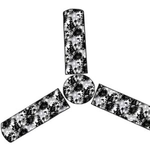 Dustproof Three Blade Ceiling Fan Cover Set