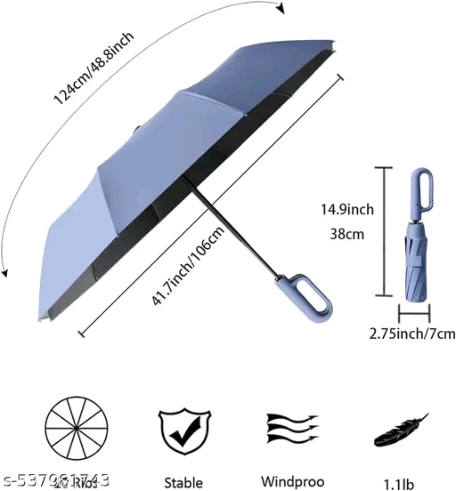 UV Umbrella with Novelty Carabiner Handle - Image 7