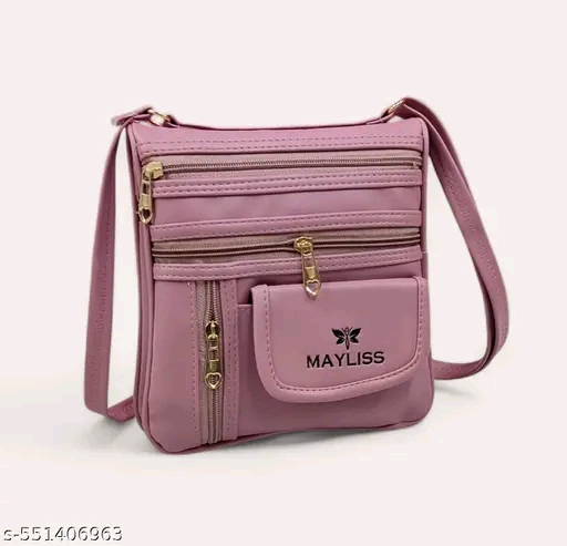 Elegant stylish Black women PU sling bags - Image 4