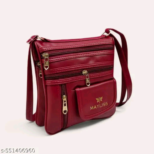 Elegant stylish Black women PU sling bags - Image 6