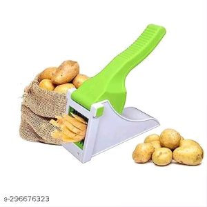 Aqua Potato chopper, Vegetable slicer for kitchen Pack of 1 (Multicolor)