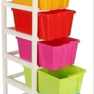 5 Xl Plastic Modular Drawer System For Home