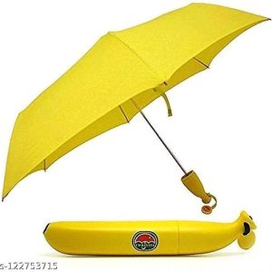 Windproof Double Layer Folding Portable Small Size Umbrellas with Banana Shape Cover for UV Protection & Rain (Multicolor) Name: Windproof Double Layer Folding Portable Small Size Umbrellas with Banana Shape Cover for UV Protection & Rain (Multicolor)