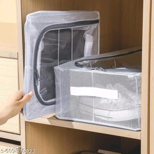 VDNSI Shoe Storage Box Space Saving Foldable Sneaker Shoe Rack Shoe Box With Transparent Lid Fits Foldable & Easy to Clean Shoe Organizer for Closet (pack of 1 white - Image 3