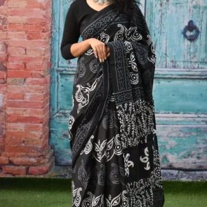 Jaipuri Cotton mulmul,silk ,georgette saree