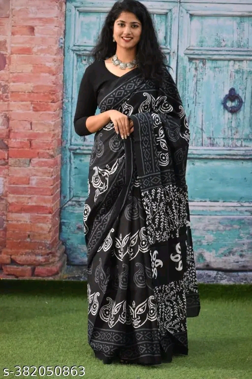 Jaipuri Cotton mulmul,silk ,georgette saree
