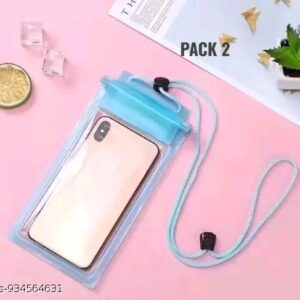 Waterproof mobile rain cover 2pcs