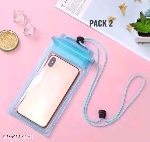 Waterproof mobile rain cover 2pcs