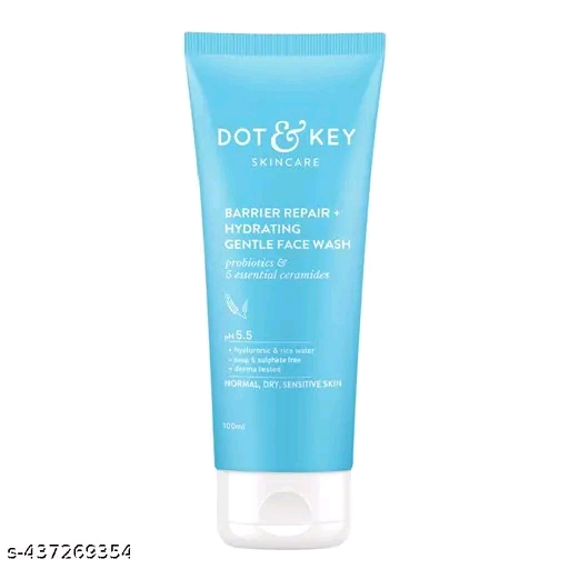 Dot and Key Barrier Repair Hydrating Gentle Face Wash, 100ml - Image 2