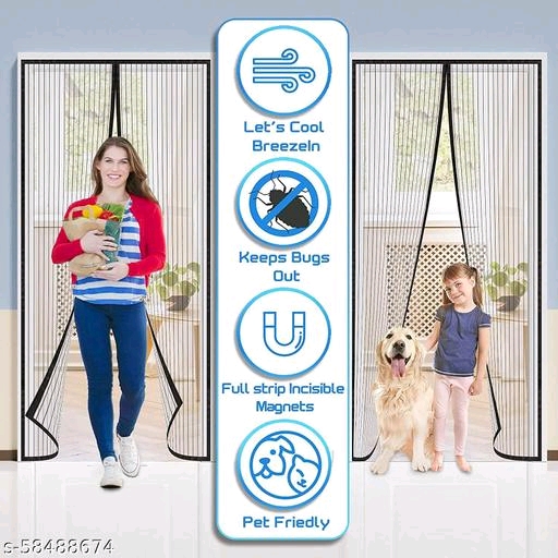 Magnetic mosquito net for doors - Image 2