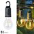 Camping Hanging Bulb Lights, USB C Rechargeable with Hook Emergency Lamp Light