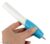 Plastic Name Writing Power Engraving Pen Etching Carving It Engraver Machine Electric with Tool Nib for Glass Wood, Metal, Jewellery (White & Blue)
